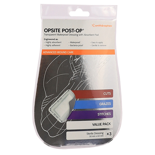 Opsite Post-op Island 65x50mm 3s