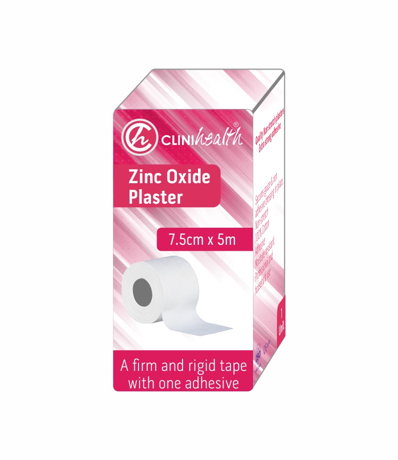 Zinc oxide Plaster Tape 7.5cm x 5 – Singles