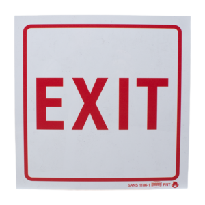 Emergency Exit Sign (190x190mm)