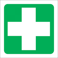 First Aid Equipment Sign 290×290