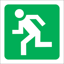 Running Man – Left Sign 190×190