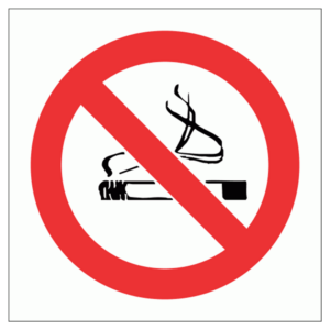 No Smoking Sign ABS 290×290