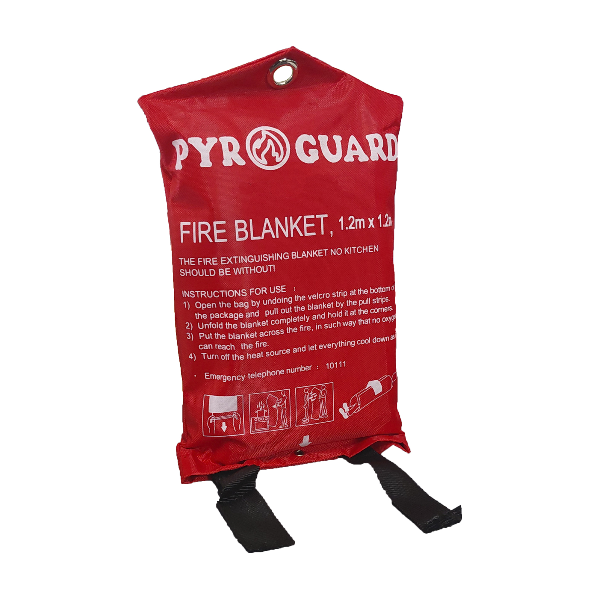 Fire Blanket 1.2×1.2M in Fabric Case