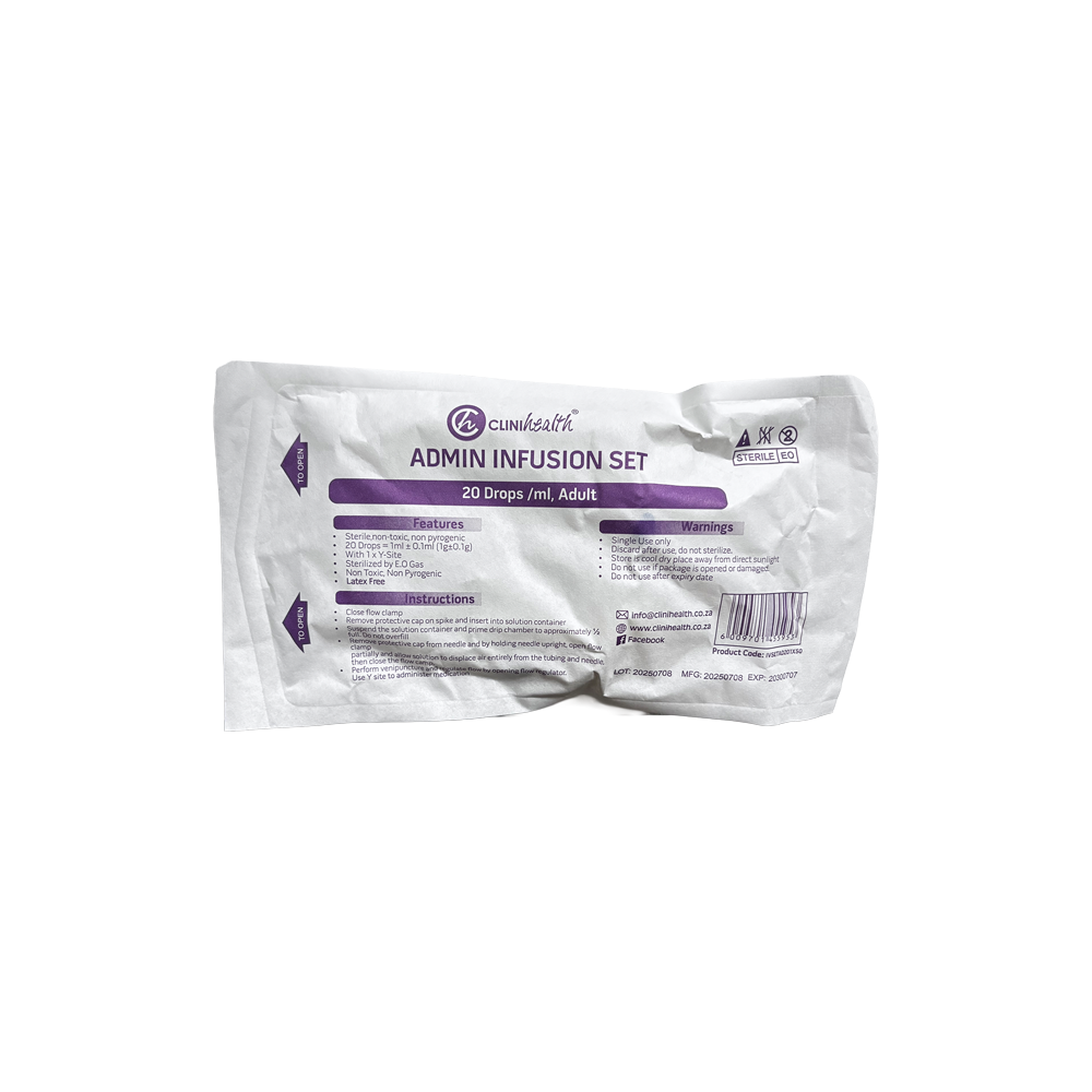 IV Admin Set Adult 20 Drops 1Y Site