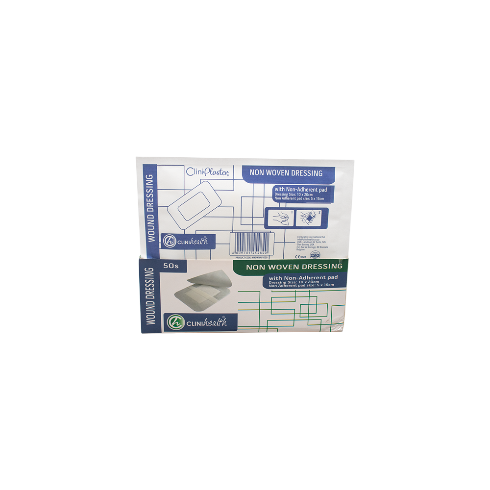 Non Woven Dressing with Non Adherent Pad 10cm x 20cm - Image 3