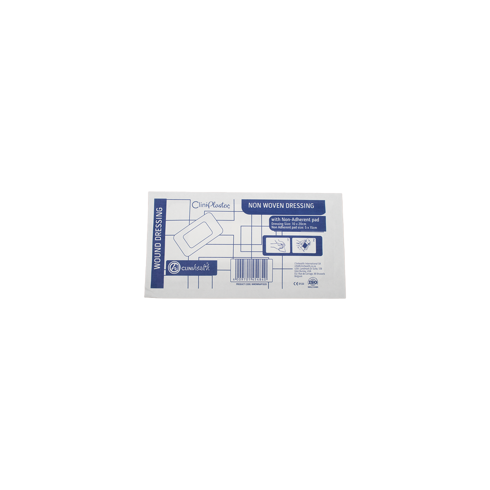 Non Woven Dressing with Non Adherent Pad 10cm x 20cm