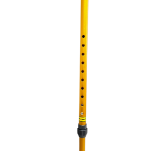 Alternative view of Tripod Crutch – Gold