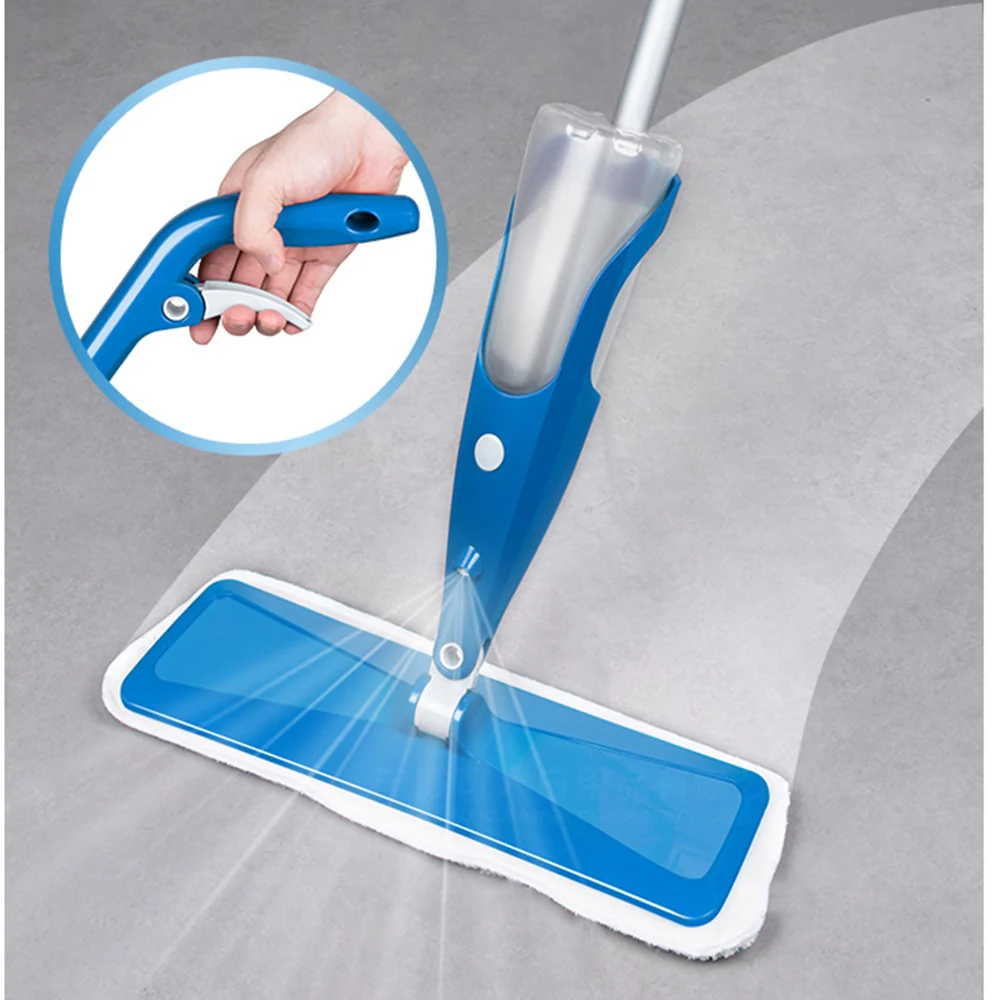 Kleaner Water Spray Mop Flat Mop Can Add Disinfectant Spray Mop 38cm 500ml KA2202 - Image 6