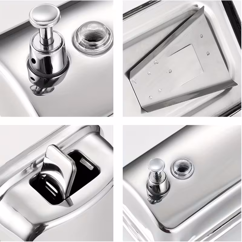 Soap Dispenser 304 Stainless Steel 1L - Image 3
