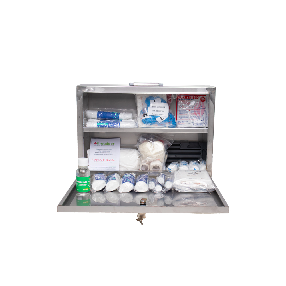 Regulation 7 First Aid Kit (5-50 Persons) in Stainless Steel Box - Image 4