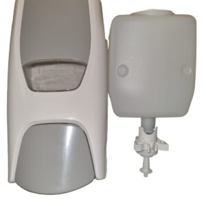 1l Manual Soap Dispenser Sierra Grey-White