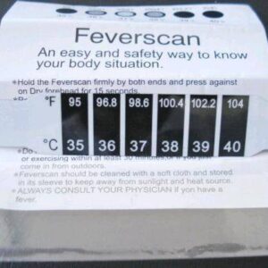 Alternative view of Thermometer Strip – Single Use 100pcs