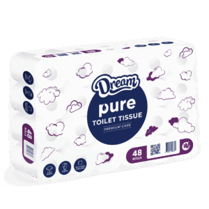 2Ply Virgin Toilet Paper – 48 rolls (350 Sheets)