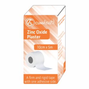 Zinc oxide Plaster Tape 10cm x 5 – Singles