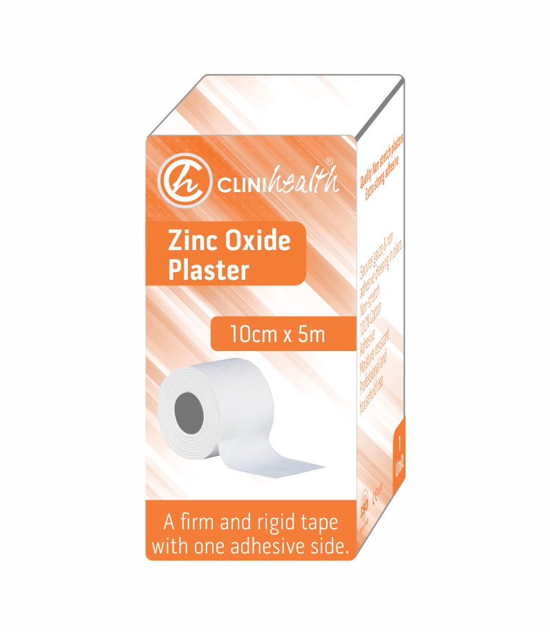 Zinc oxide Plaster Tape 10cm x 5 – Singles
