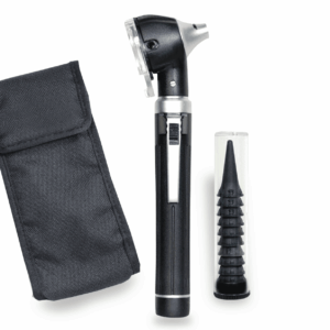 Fibre Optic Pocket Otoscope  Black