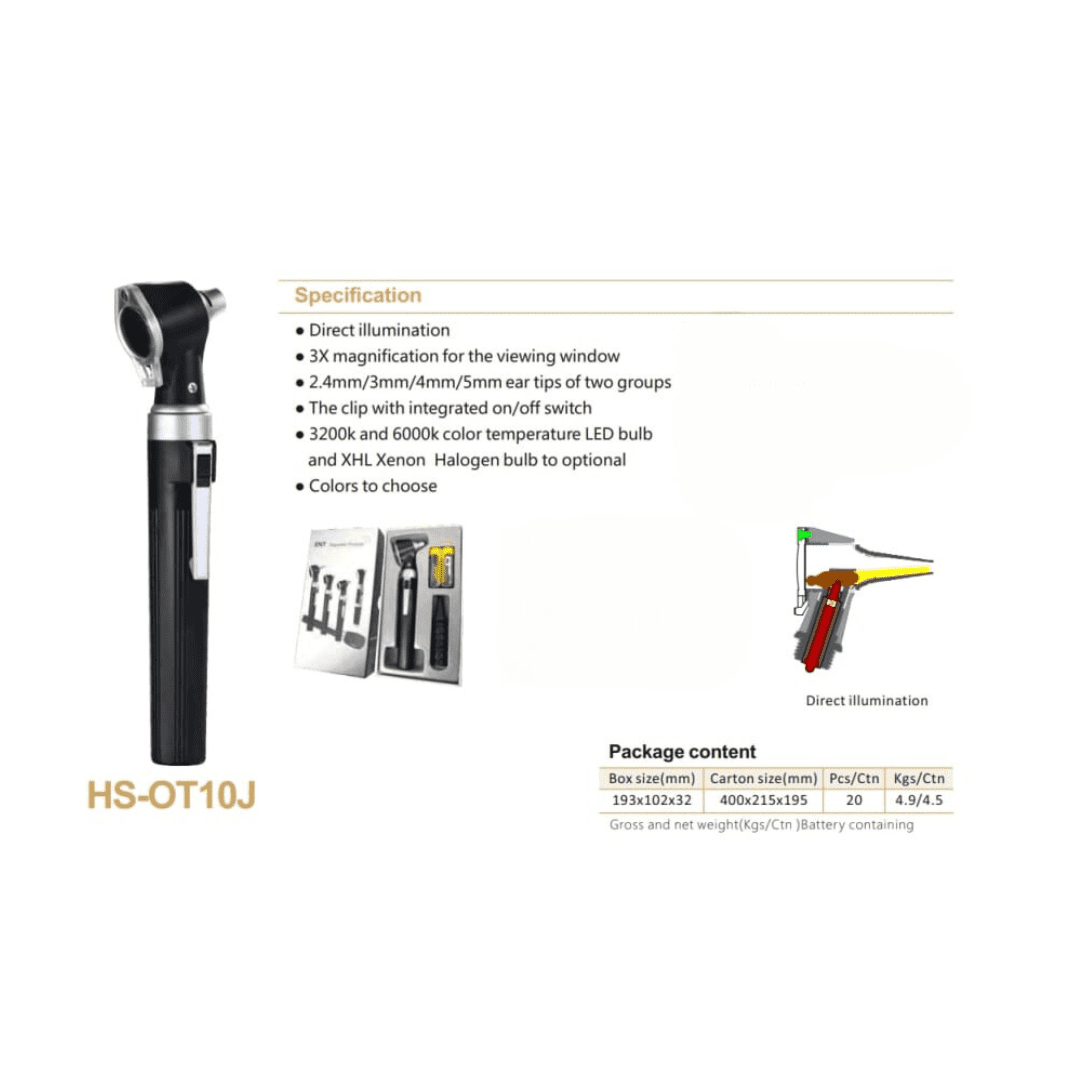 Alternative view of Otoscope – HS-OT10J DELUXE