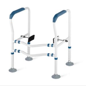 Toilet Safety Rails with Anti Slip, stand alone