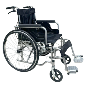 Wheelchair with Drop Down Handles