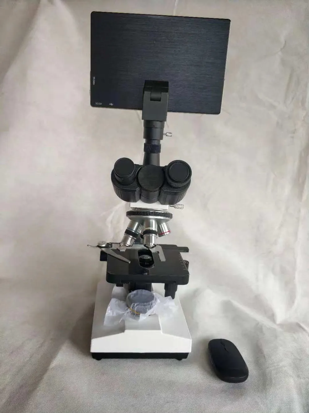 Z110-THD9 Biological Quality Lab Trinocular Compound Microscope with Digital Screen - Image 3