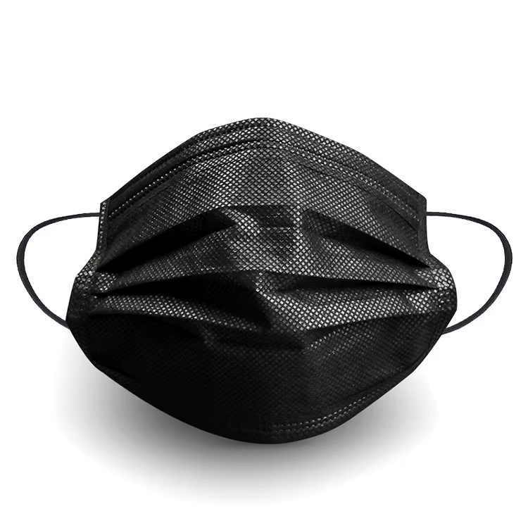 Alternative view of 3PLY Disposable Black Face masks with Ear-loop (50’s)