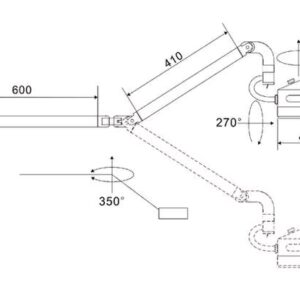 Alternative view of Examination Lamp Wall Mounted