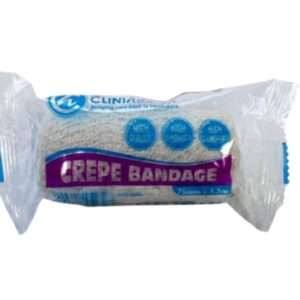 Crepe Bandages 75mm x 4.5M CliniHealth – 1s