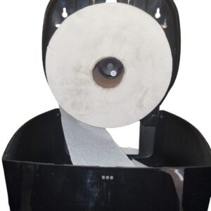 Alternative view of Decca Roll Toilet Paper Dispenser – Sierra Black