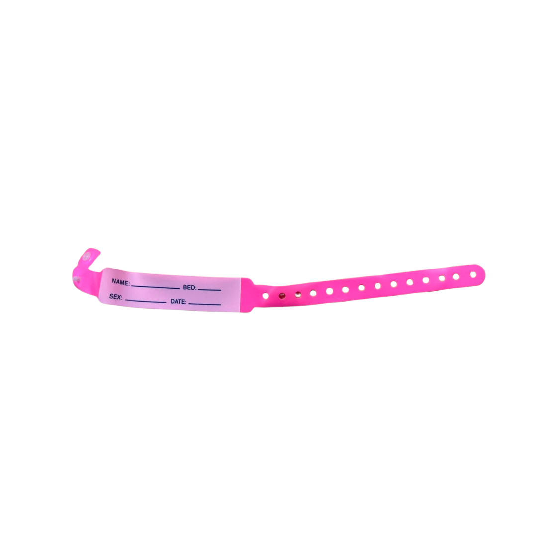 Identification Bands Adult – 100s Pink
