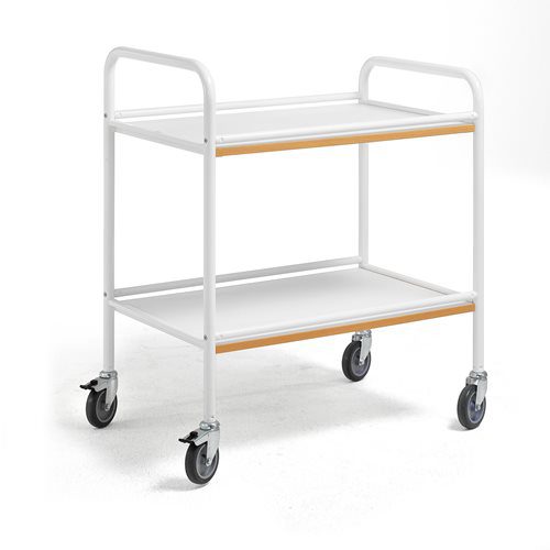 Alternative view of 2 tier tea/food trolley Epoxy Coated