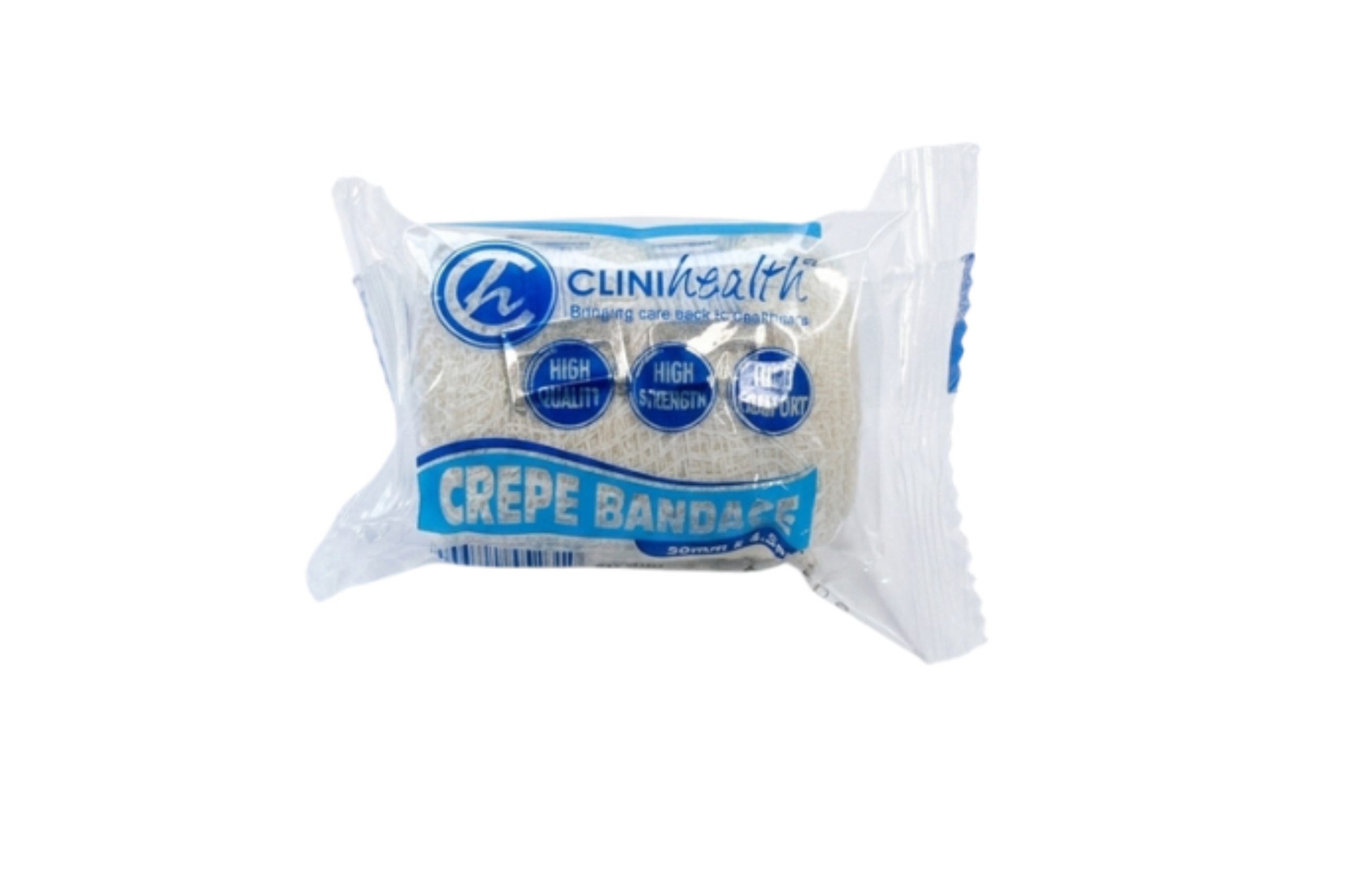 Crepe Bandage 50mm X 4.5m CliniHealth – 1s