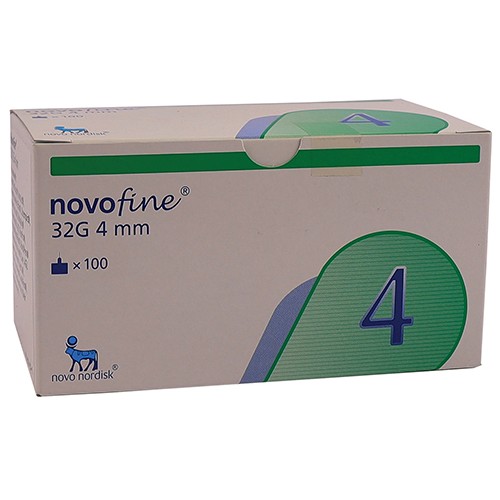 Novofine 32g 4mm 100 Needles – 100s