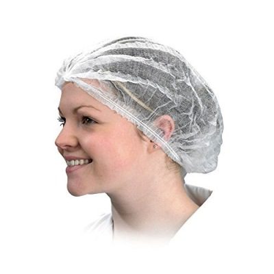 Mop caps Single Stitch (100’s) white