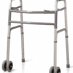 Walker with front 4 wheels – Aluminum Lite