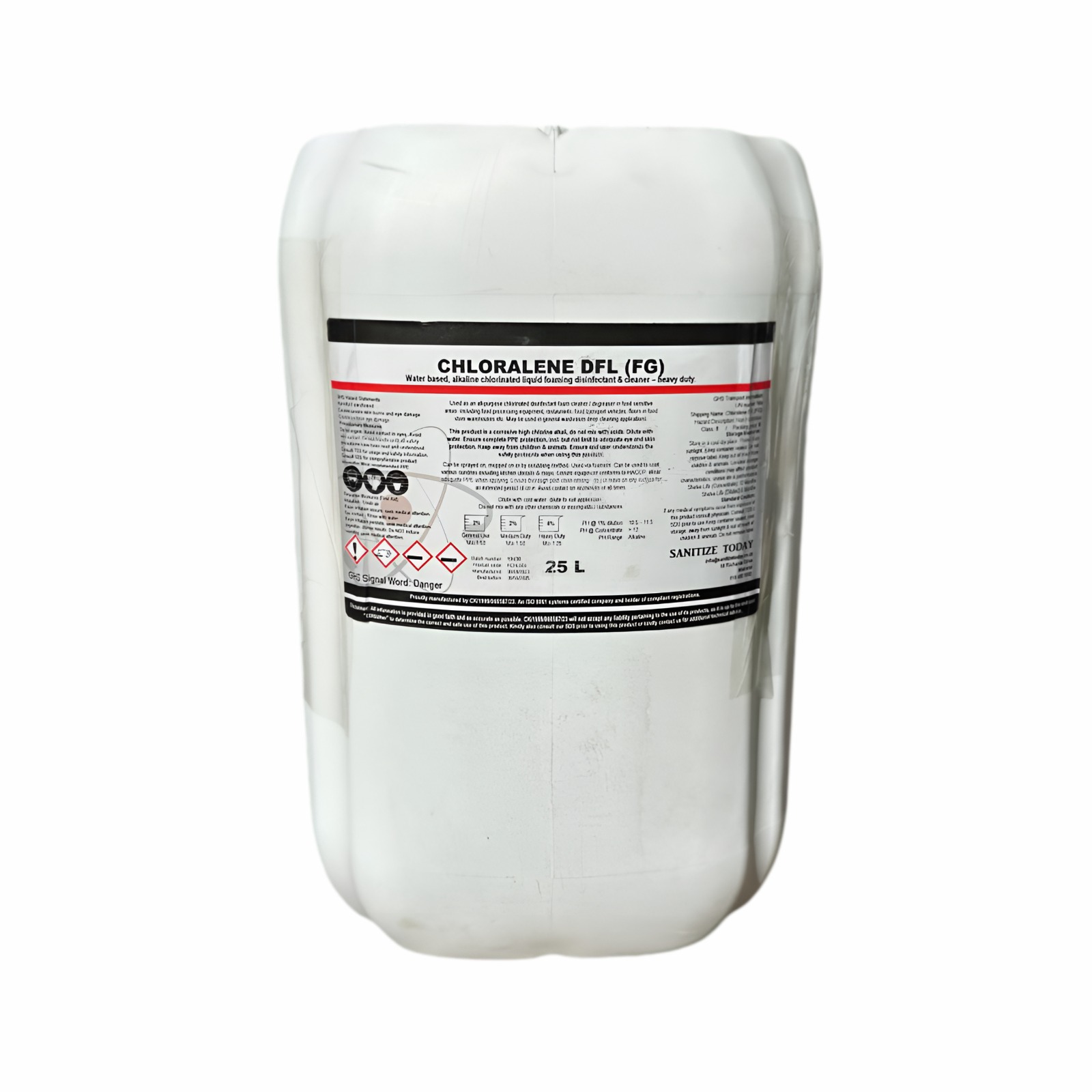 Chloralene DFL Liquid Foam Food Grade Disinfectant 25L