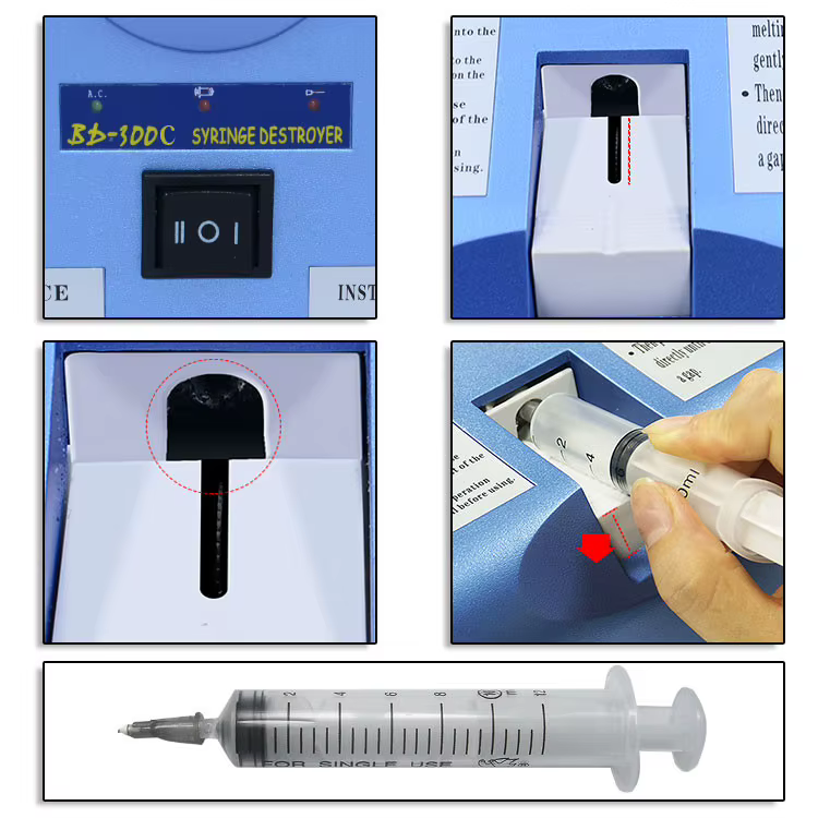 Alternative view of Syringe Destroyer BD300C