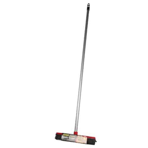 Rubber Broom with Metal Handle