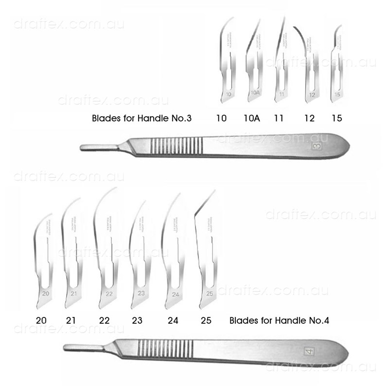 Alternative view of Scalpel Blades (Carbon Steel) 100/Packet