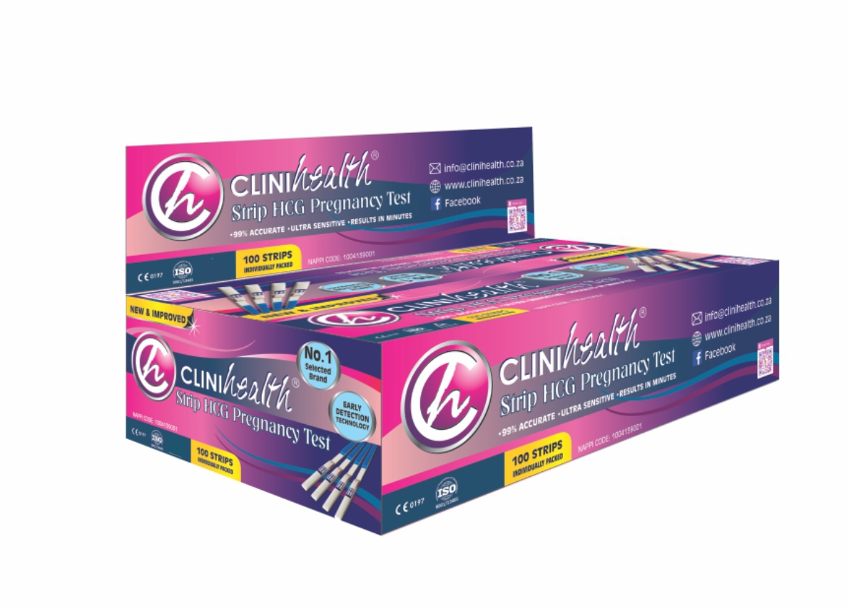Clinihealth Pregnancy Test Strips – 100s