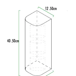 Alternative view of Toilet Paper Dispenser Round TR3
