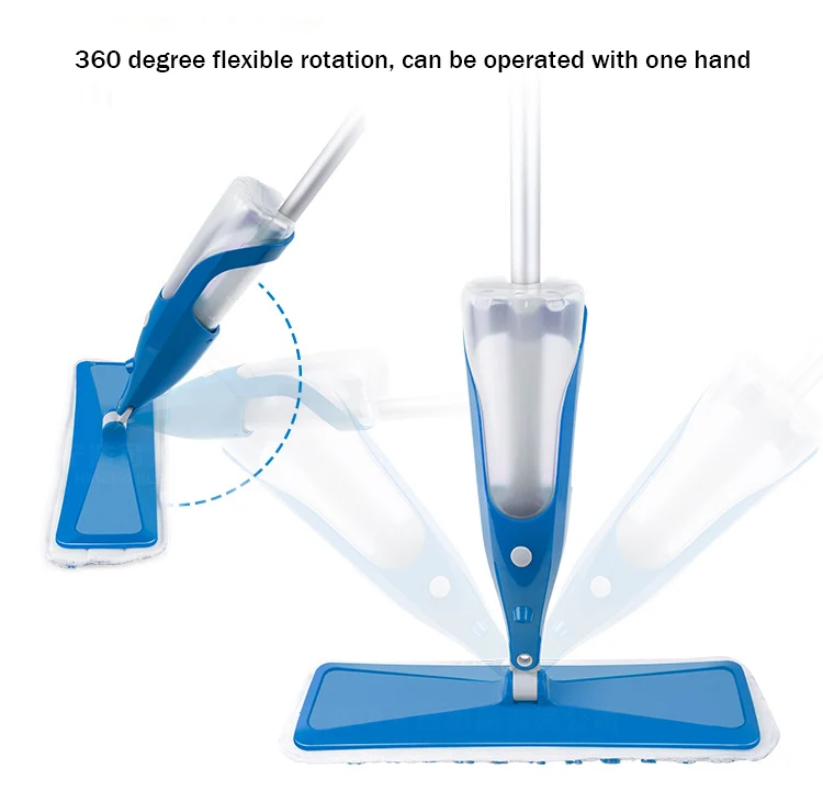 Kleaner Water Spray Mop Flat Mop Can Add Disinfectant Spray Mop 38cm 500ml KA2202 - Image 7