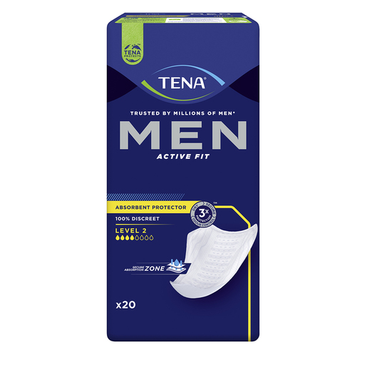 TENA Men Pads Absorbent Protector Level 2 20s