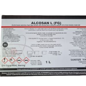 Alternative view of Alcosan L Food Grade Liquid Sanitizer 1L