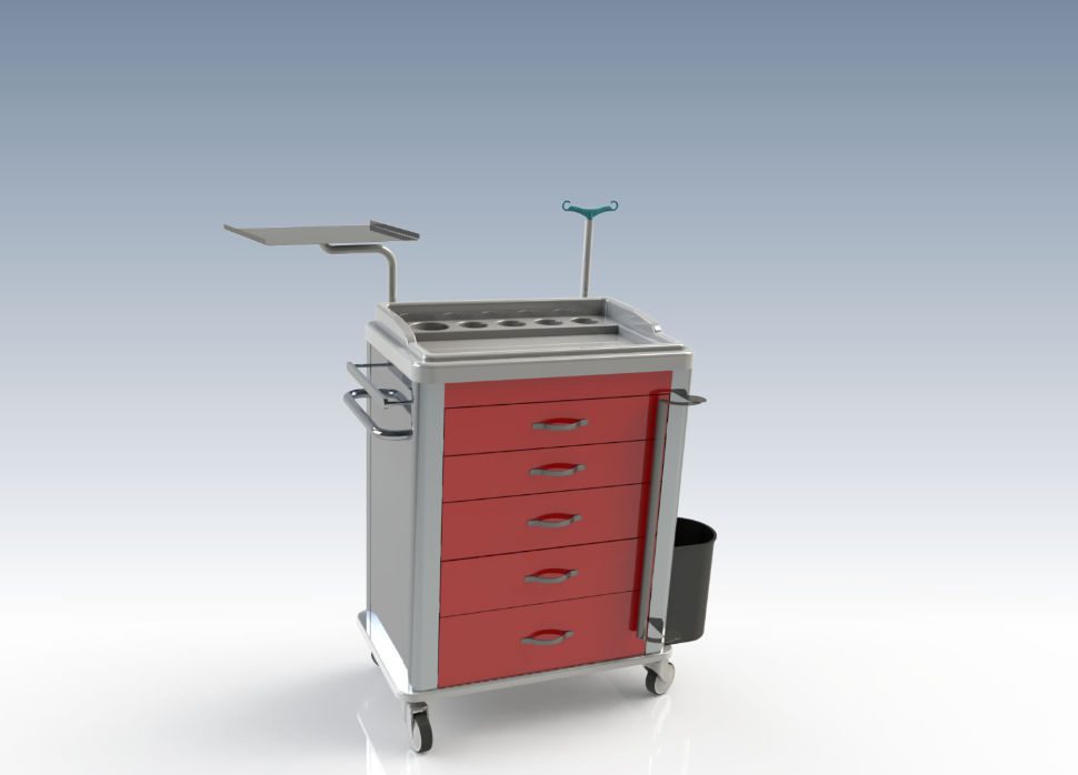 MT C 01 Emergency drug trolley - Image 2