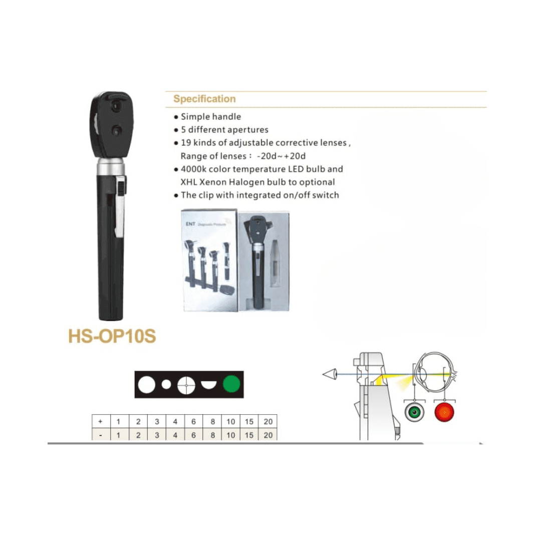 Alternative view of Ophthalmoscope – HS-OP10S