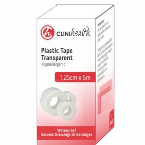 Plastic Tape Transparent 1.25cm x 5m – Singles
