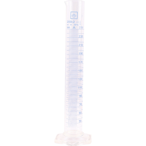 Measuring Cylinder Plastic 250mL