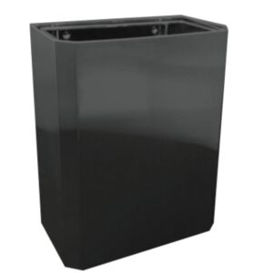 Wall Waste Bin Symphony 36L – Black/Eclipse Mild Steel
