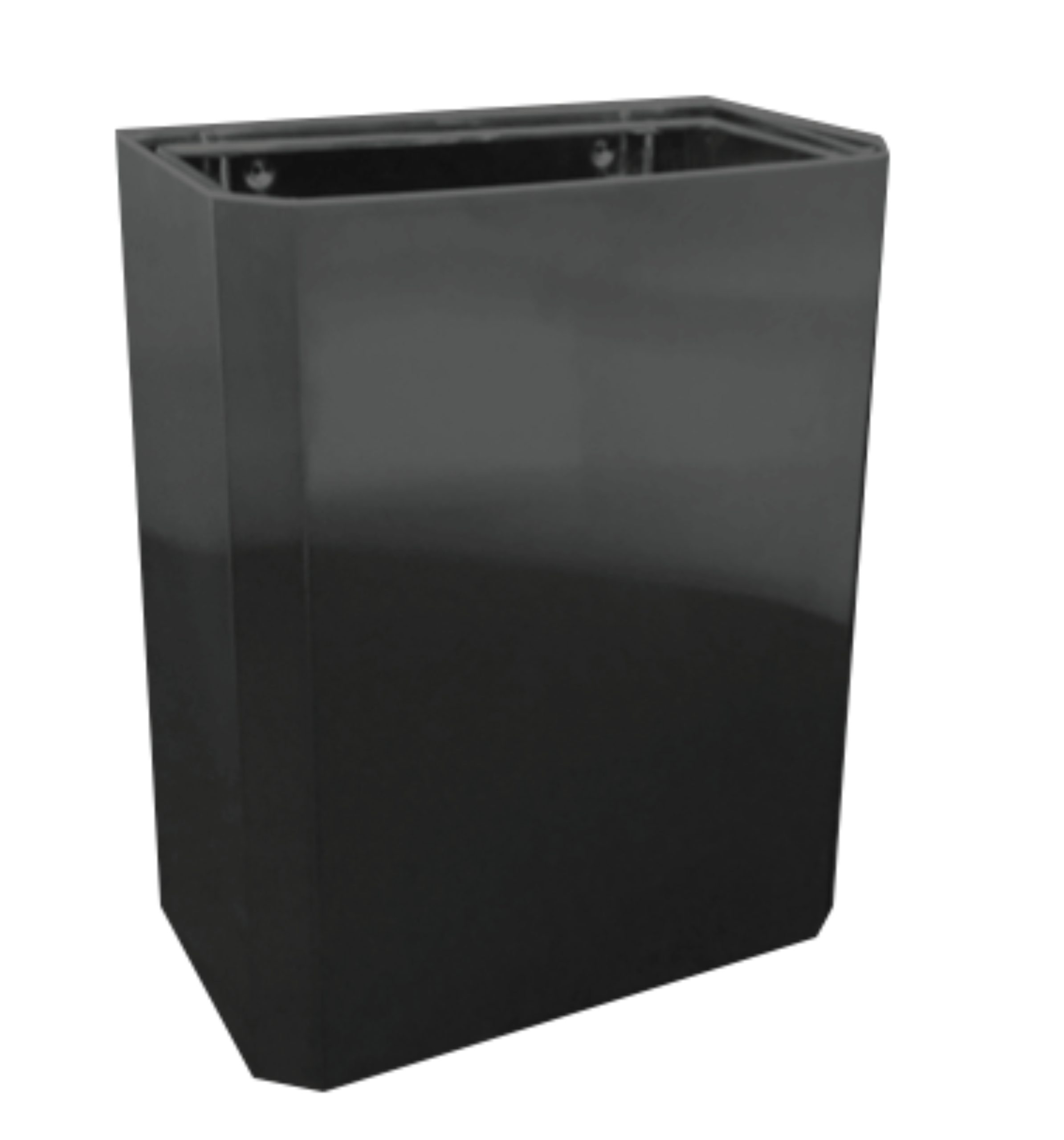 Wall Waste Bin Symphony 36L – Black/Eclipse Mild Steel